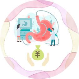 内視鏡技師資格のための受験料、学会費など 取得費用を補助します。