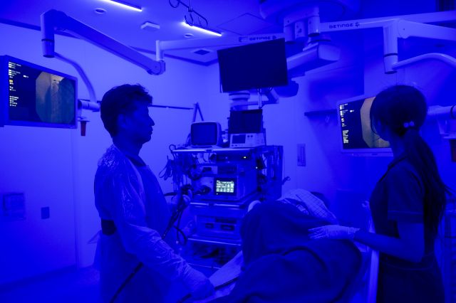 内視鏡検査の様子