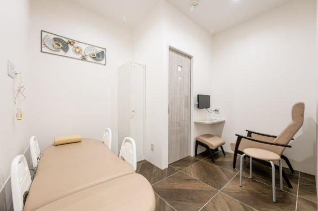 個室での下剤の服用が可能